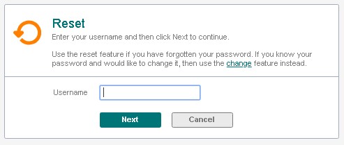 To reset the password users will enter their SWIFT account username.